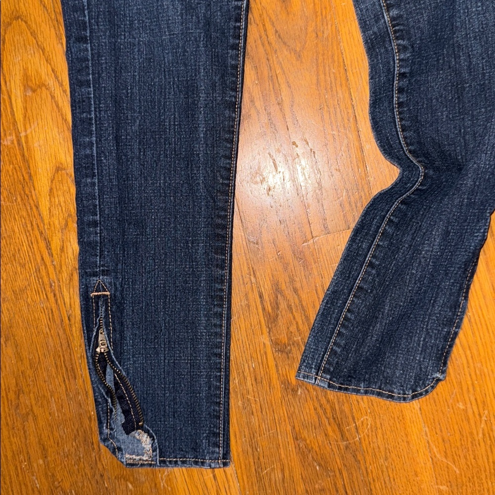 Zipper ankles Blue Skinny Jeans GRAINY TRUE VINTAGE forever 21 Y2K 2010s